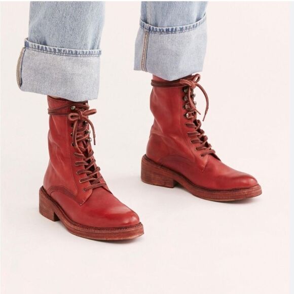 Free People Santa Fe Lace-Up Boot US 7